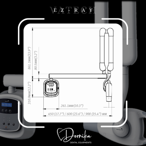 ابعاد رادیوگرافی Vatech EZ-Ray