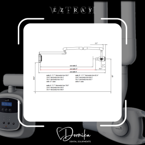 ابعاد رادیوگرافی Vatech EZ-Ray