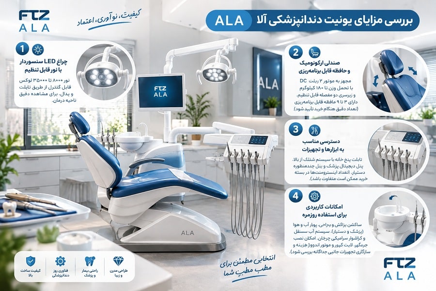 یونیت دندانپزشکی FTZ مدل ALA آلا