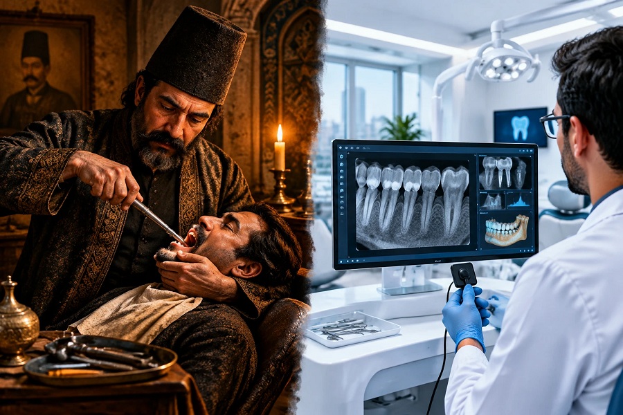 تکامل تجهیزات دندانپزشکی در طول زمان